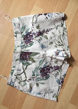 Красивые котоновые шорты zara