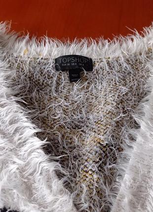 Неймовірний пухнастий леопардовий кардиган від topshop🐆❤️‍🔥🥰5 фото