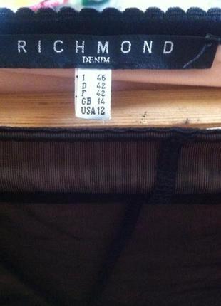Стильная полупрозрачная юбка сетка в бельевом стиле richmond м-л, оригинал2 фото
