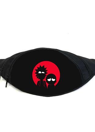Поясная сумка бананка рик и морти (gbrm010) gear bag черная