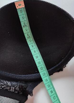 Lingerie c&a бюстик чорний рожевий мереживо сіточка формована чашка прозора сітка лівчик ліфчик бюстгалтер бра бюст8 фото