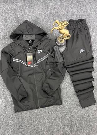 Спортивный костюм из плащёвки мужественный спортивный костюм nike tech fleece