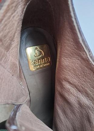 Качественные ботинки, р.37, фирма kanna, натуральная кожа и замш3 фото