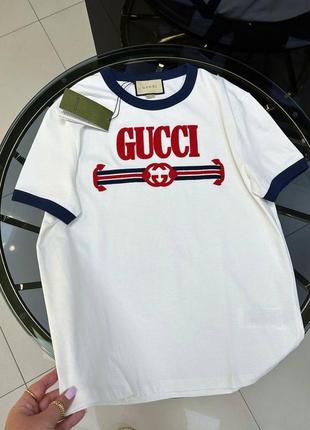 Футболка gucci cotton люкс