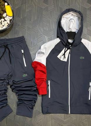 Мужской спортивный костюм чоловічий спортивний костюм lacoste