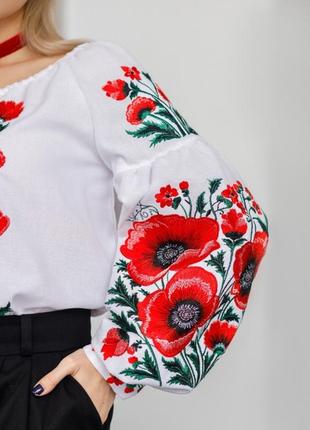 Вышиванка волшебная маки