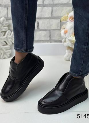 Отличные,легкие и теплые женские ботинки из натуральной кожи и замши