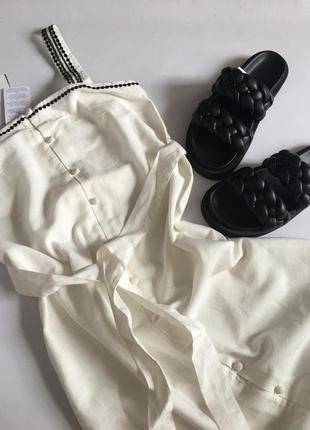 Сукня з вишівкою mango размер xs та l (53060757) 6