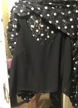 Мереживна блуза оверсайз вкорочена кружевная блузка укороченная3 фото