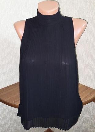 Стильная коллекционная плиссированная блузка zara,с биркой, молниеносная отправка4 фото