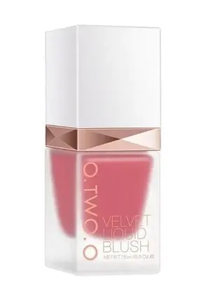 Румяна для лица o.two.o румяна жидкие velvet liquid blush 03 rose bengal