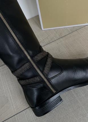 Шкіряні чоботи michael kors, демісезон, 40 розмір8 фото