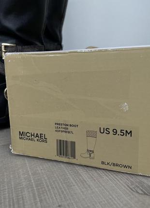 Шкіряні чоботи michael kors, демісезон, 40 розмір6 фото