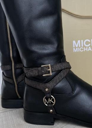 Шкіряні чоботи michael kors, демісезон, 40 розмір3 фото