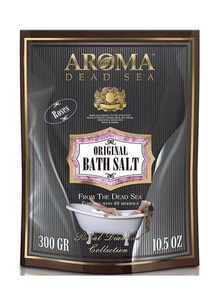 Соль мертвого моря для ванн роза aroma dead sea 300 г (492114)