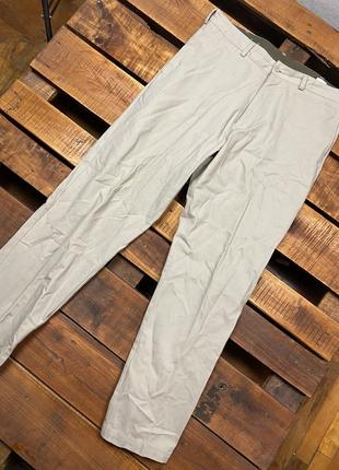 Мужские повседневные хлопковые штаны (брюки) (хлрр идеал оригинал бежевые)