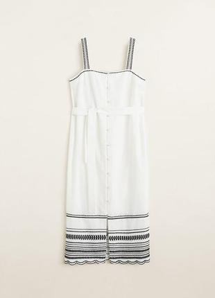 Сукня з вишівкою mango размер xs та l (53060757) 3