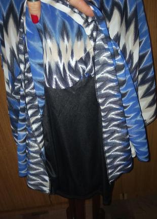 Шифонова блуза-пончо reflections3 фото