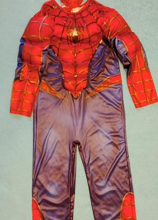 Спайдермен. человек паук 9-10 лет + маска. марвел2 фото