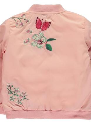 Детская курточка crafted embroidered bomber child girls2 фото