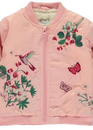 Детская курточка crafted embroidered bomber child girls1 фото