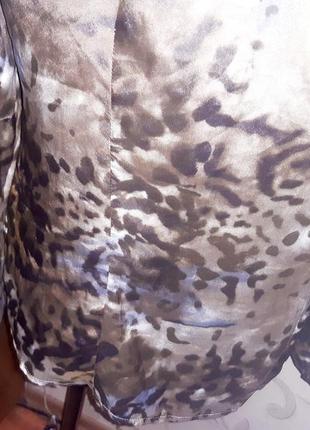 Коричнева блуза леопард george р448 фото