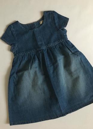 Джинсовое платье 4-5 років