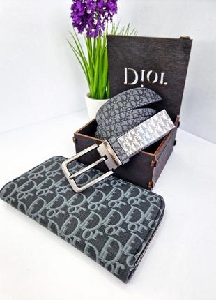 Кожаный ремень dior5 фото