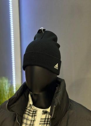 Мужская шапка adidas черная