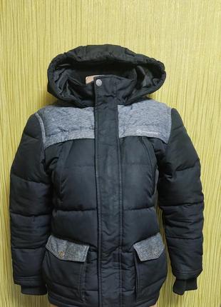Зимняя куртка-пуховик на рост 128см (натуральный пух)