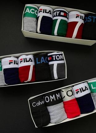 Труси чоловічі calvin klein fila tommy lacoste3 фото