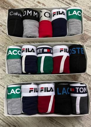 Труси чоловічі calvin klein fila tommy lacoste5 фото