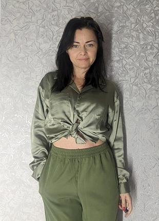 Брюки и блуза 💚🩶