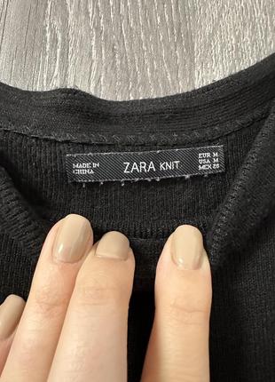 Zara knit платья миди вязаный s m2 фото