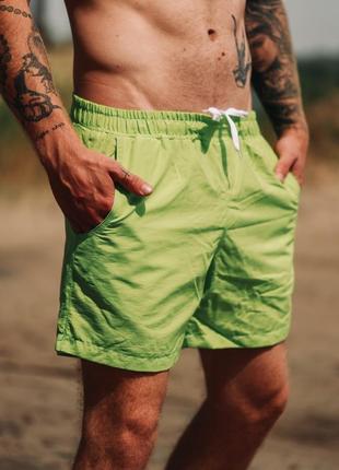 Летние мужские летние шорты пляжные для плаванья плавательные разные цвета