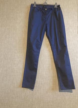 Синие коттоновые брюки blue joint1 фото