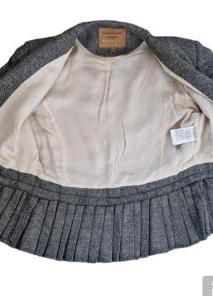 Блейзер пиджак из шерсти alessia santi4 фото