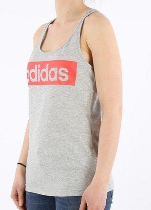 Жіноча спортивна майка adidas essentials linear tank top3 фото