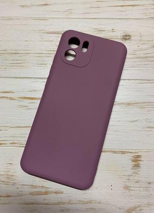 Силиконовый чехол для xiaomi redmi a1 / a2 лаванда soft silicone case full (бампер)