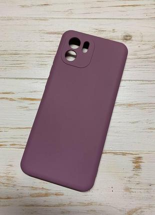 Силіконовий чохол soft silicone case full для xiaomi redmi a1 / a2 лаванда (бампер)