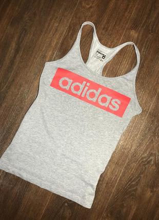 Жіноча спортивна майка adidas essentials linear tank top6 фото