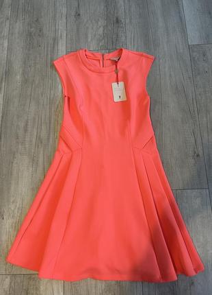 Шикарна брендова неонова сукня ted baker1 фото