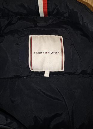 Пухова куртка вкорочена tommy hilfiger4 фото