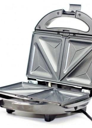 Мультипекарь вафельница бутербродница сэндвичница гриль электрическая 4 в 1 со...