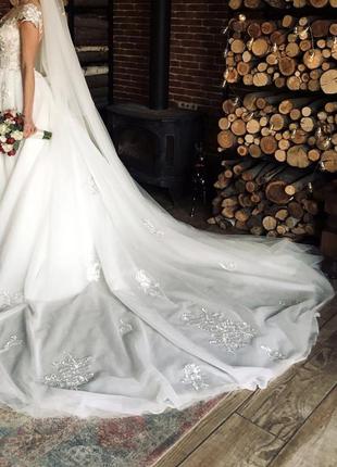 Свадебное платье , цвета айвори5 фото