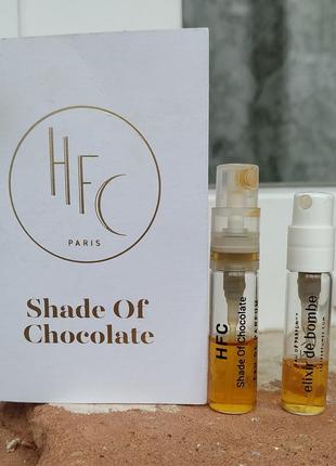Shade of chocolate, haute fragrance company, пробник