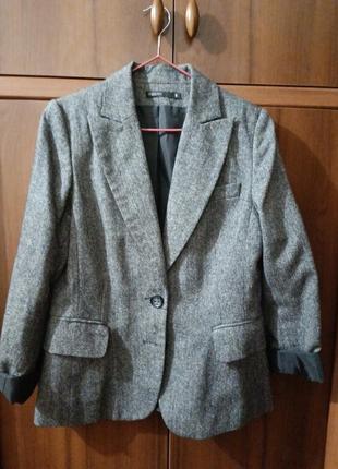 Пиджаки женский, 40 размер, серого цвета1 фото