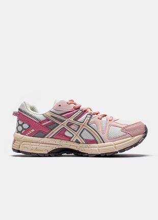 Кроссовки asics gel-kahana 8 white/pink marathon running