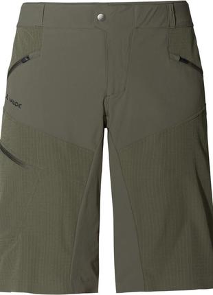 Велошорты  vaude virt shorts khaki mountain bike mtb (50-m)1 фото