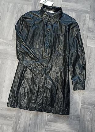 Кожаное платье